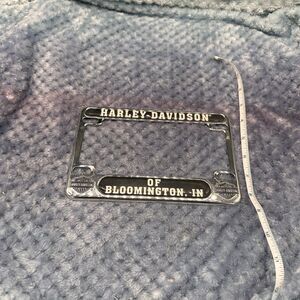 Harley-Davidson Chrome Black and Silver License Plate Frame